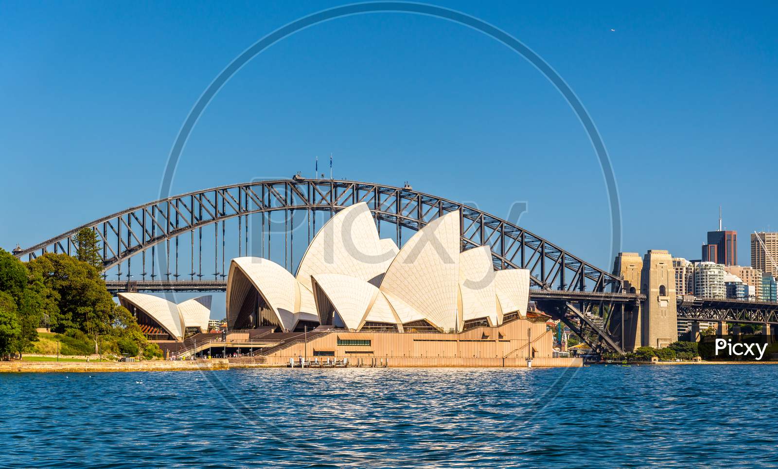 Image of Sydney Opera House And Harbour Bridge - Australia-KZ878693-Picxy