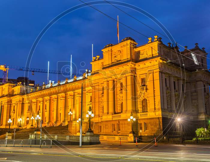 Parliament House In Melbourne, Australia
