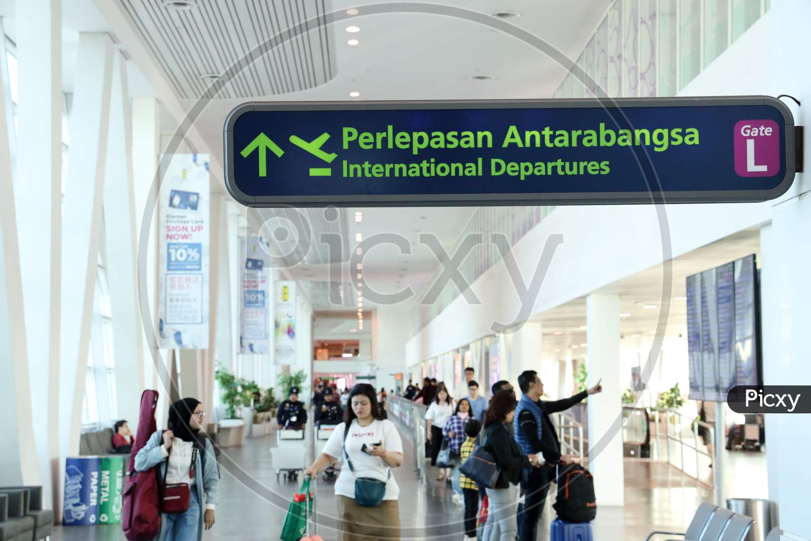 International Departures name Board in Airports