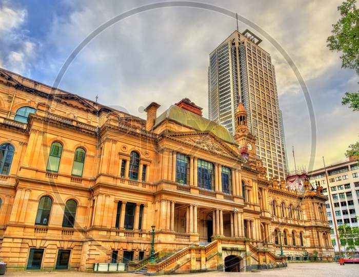 The Sydney Town Hall In Australia. Built In 1889