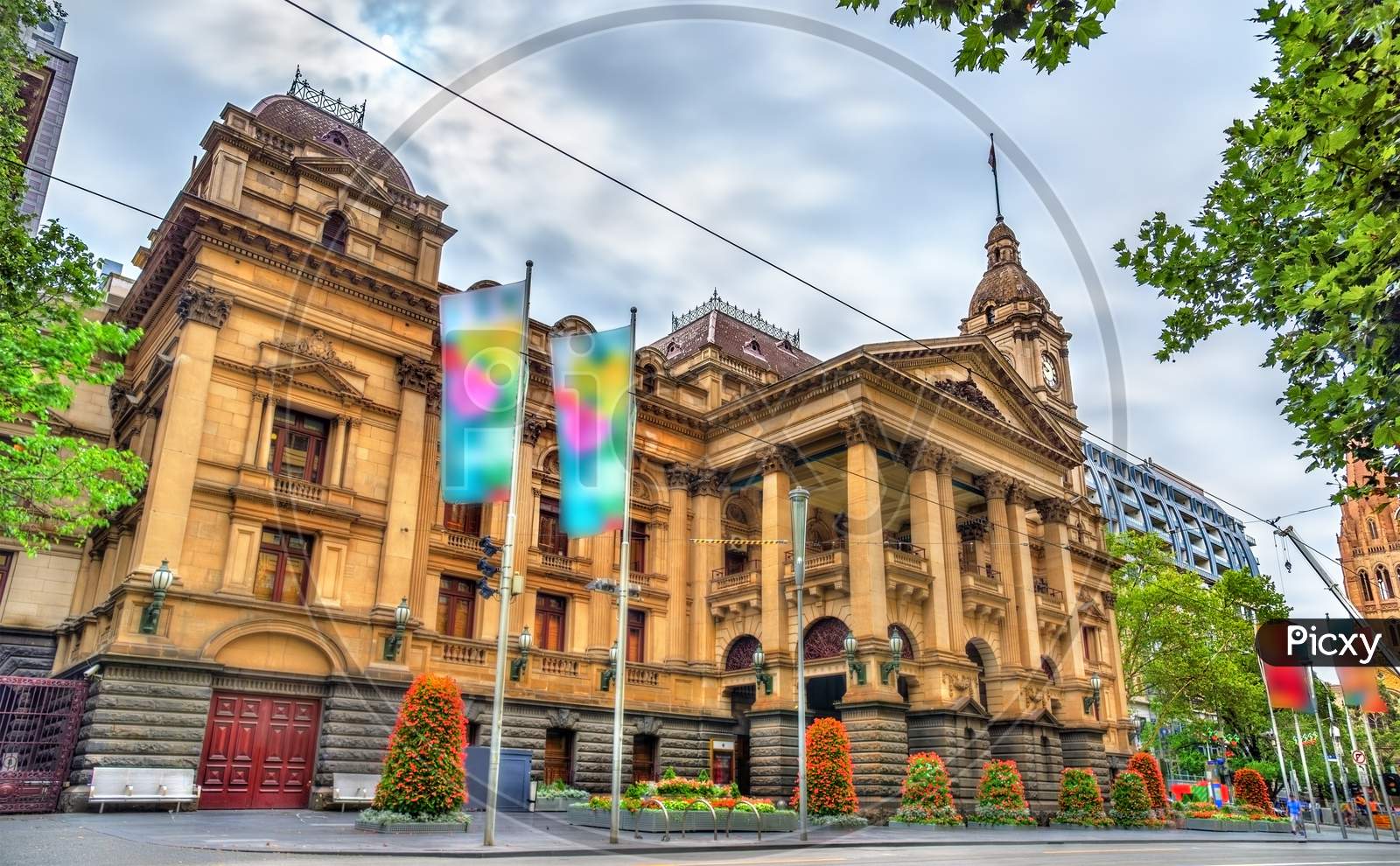 Melbourne Town Hall In Australia