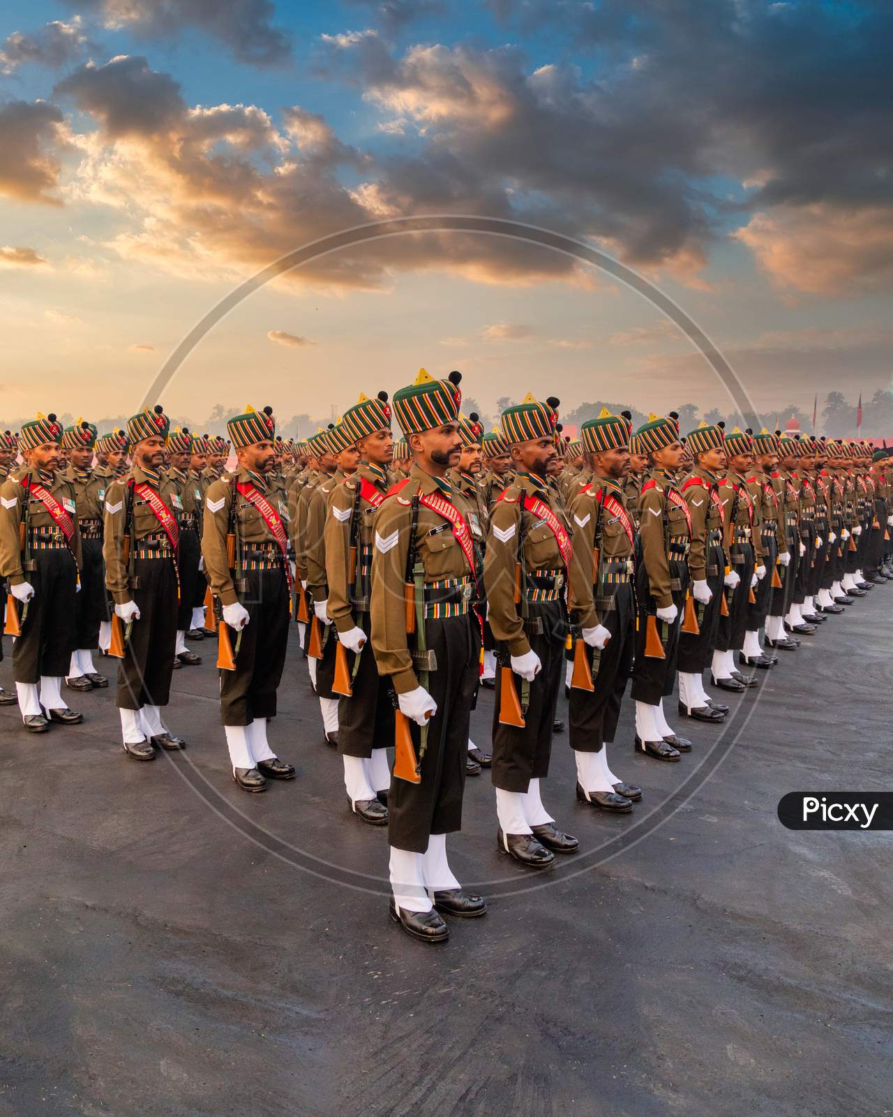 Madras Regiment of Indian Army during Army Day