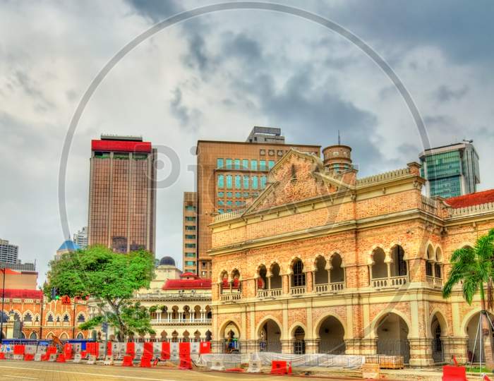 Sultan Abdul Samad Building In Kuala Lumpur. Built In 1897, It Houses Now Offices Of The Information Ministry. Malaysia