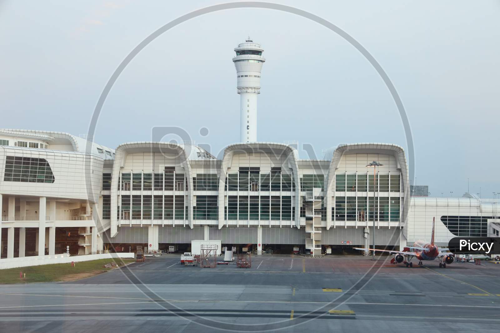 ATC Tower At KL International Airport , Malaysia