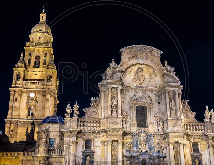The Cathedral Church Of Saint Mary In Murcia, Spain