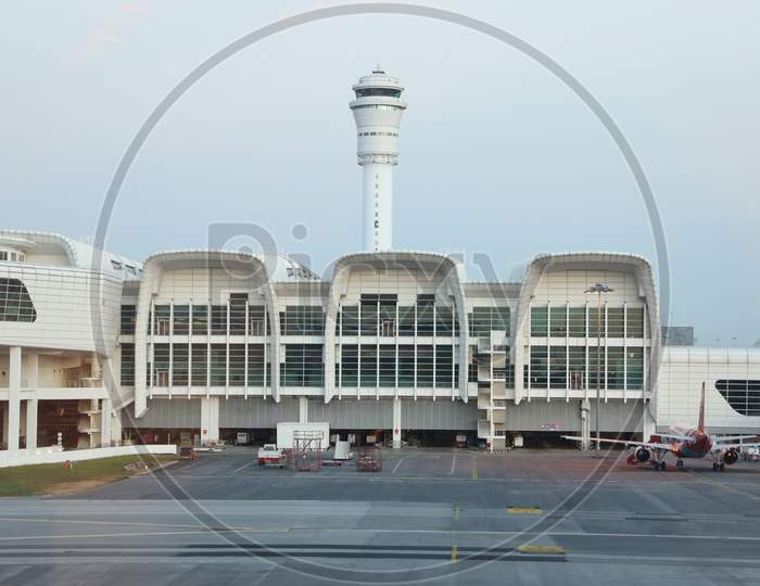 ATC Tower At KL International Airport , Malaysia