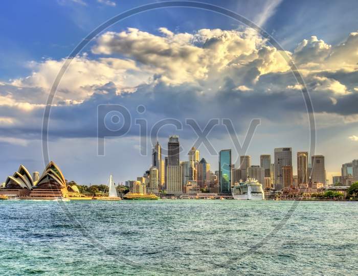 Skyline Of Sydney Central Business District, Australia