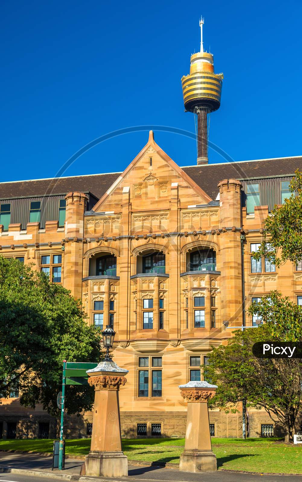 Image of Land Titles Office, A Sandstone Neo-Gothic Building In Sydney ...