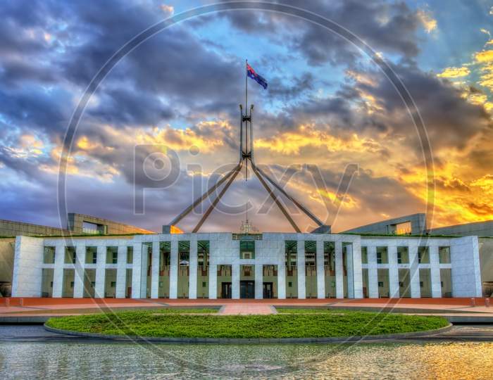 Parliament House In Canberra, Australia