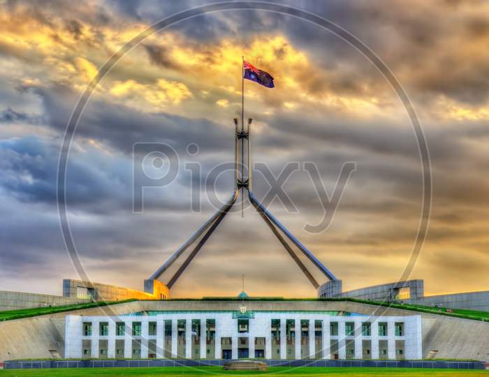 Parliament House In Canberra, Australia