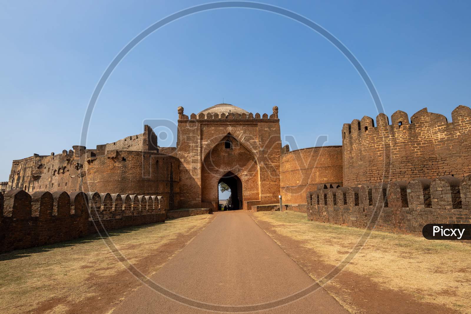 Straight View of Bidar Fort Entrance