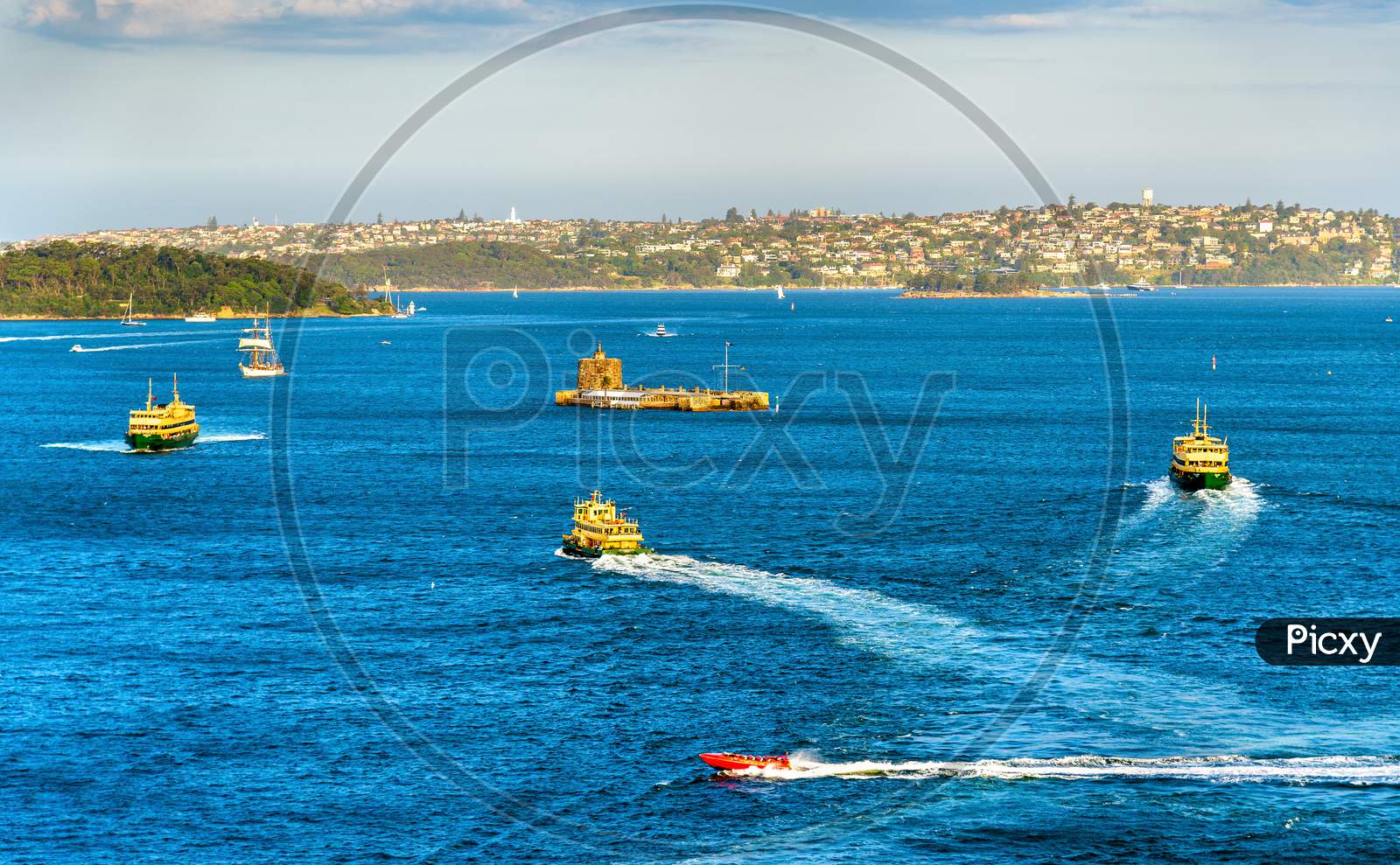Boats In Sydney Harbour - Australia