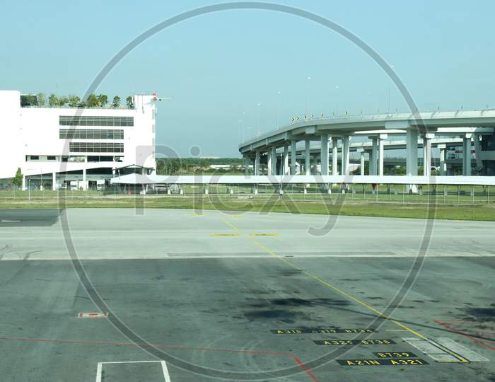 Airport Terminal Of KL International Airport, Malaysia