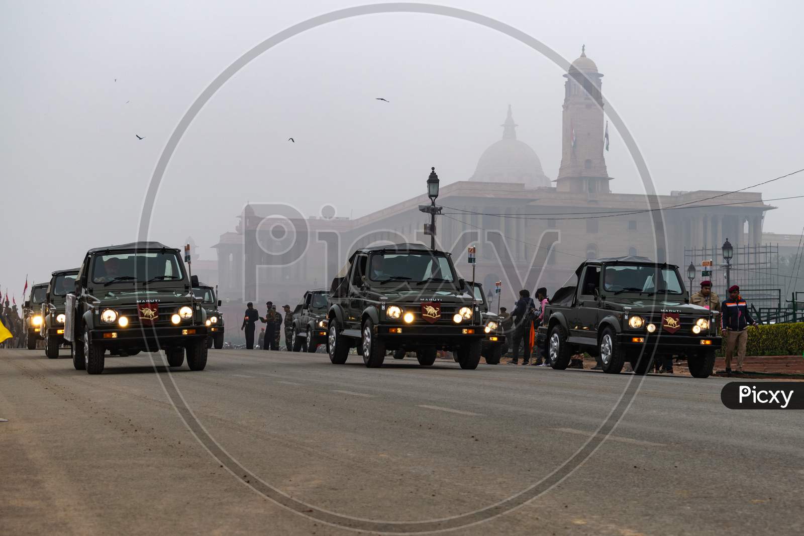 Indian Army Maruti Gypsy Vehicles for Republic Day Parade, Delhi