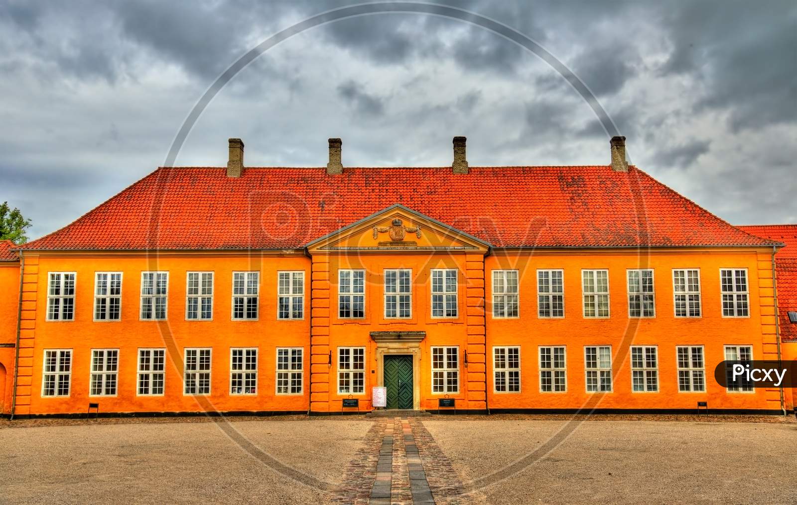 Former Royal Mansion, Now Contemporary Art Museum In Roskilde, Denmark