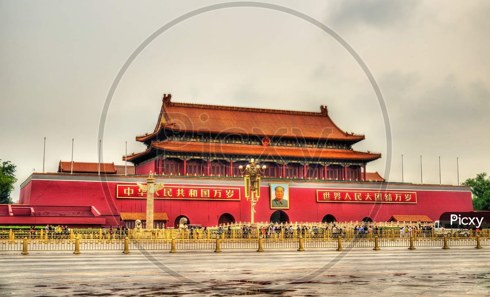 Image Of The Tiananmen Gate Of Heavenly Peace In Beijing China Eu Picxy