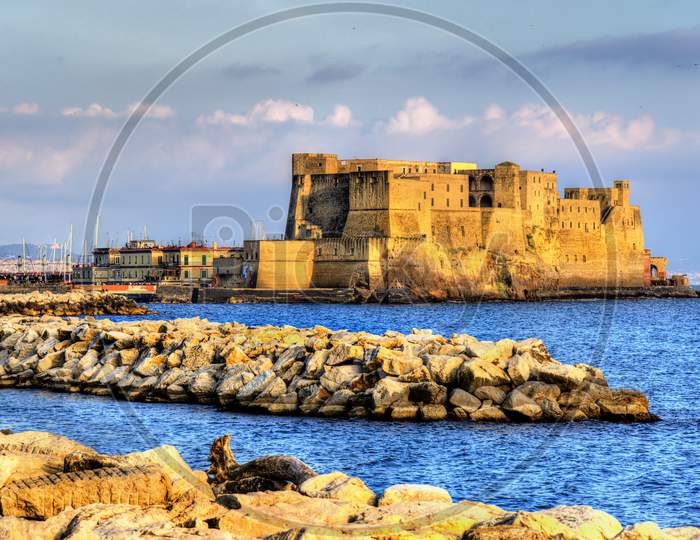 Castel Dell'Ovo, A Medieval Fortress In The Bay Of Naples