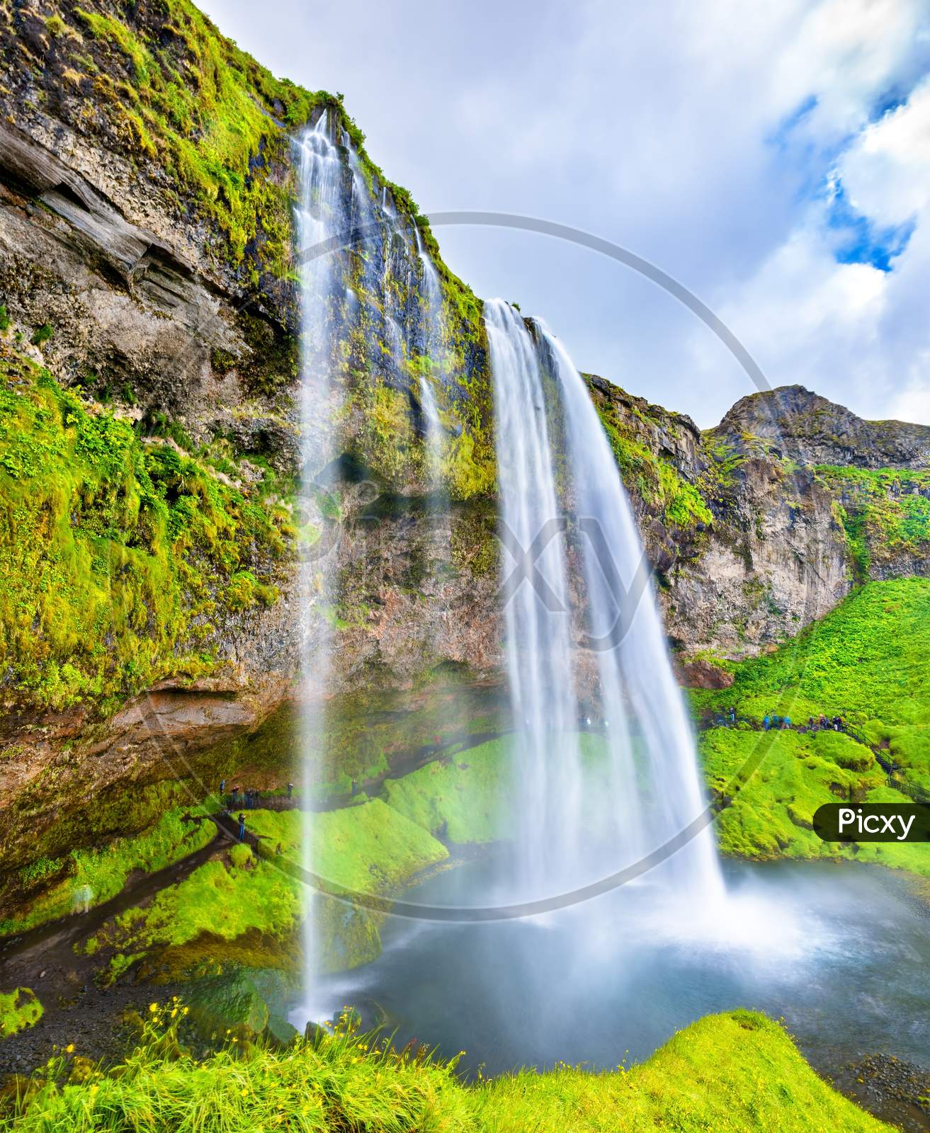 View Of Seljalandsfoss Waterfall - Iceland