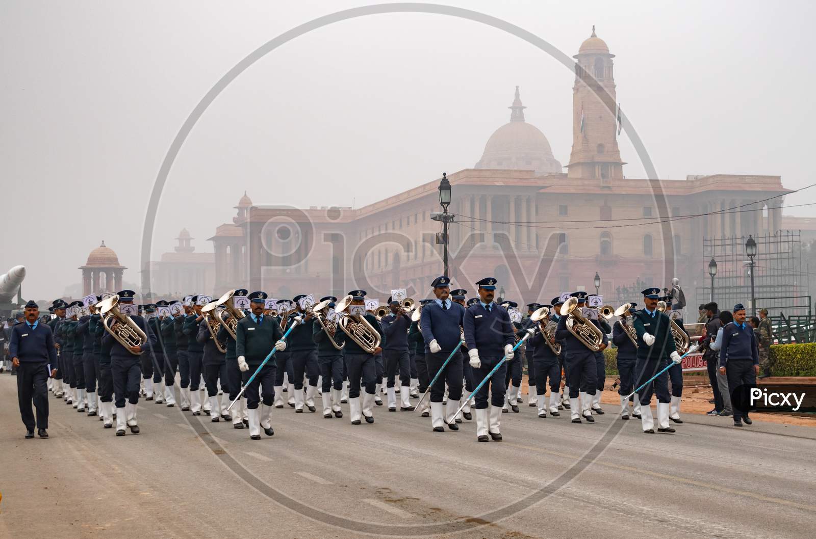 Indian Air Force, air arm of the Indian Armed Forces, Doing parade rehearsal for 71st Republic Day 2020