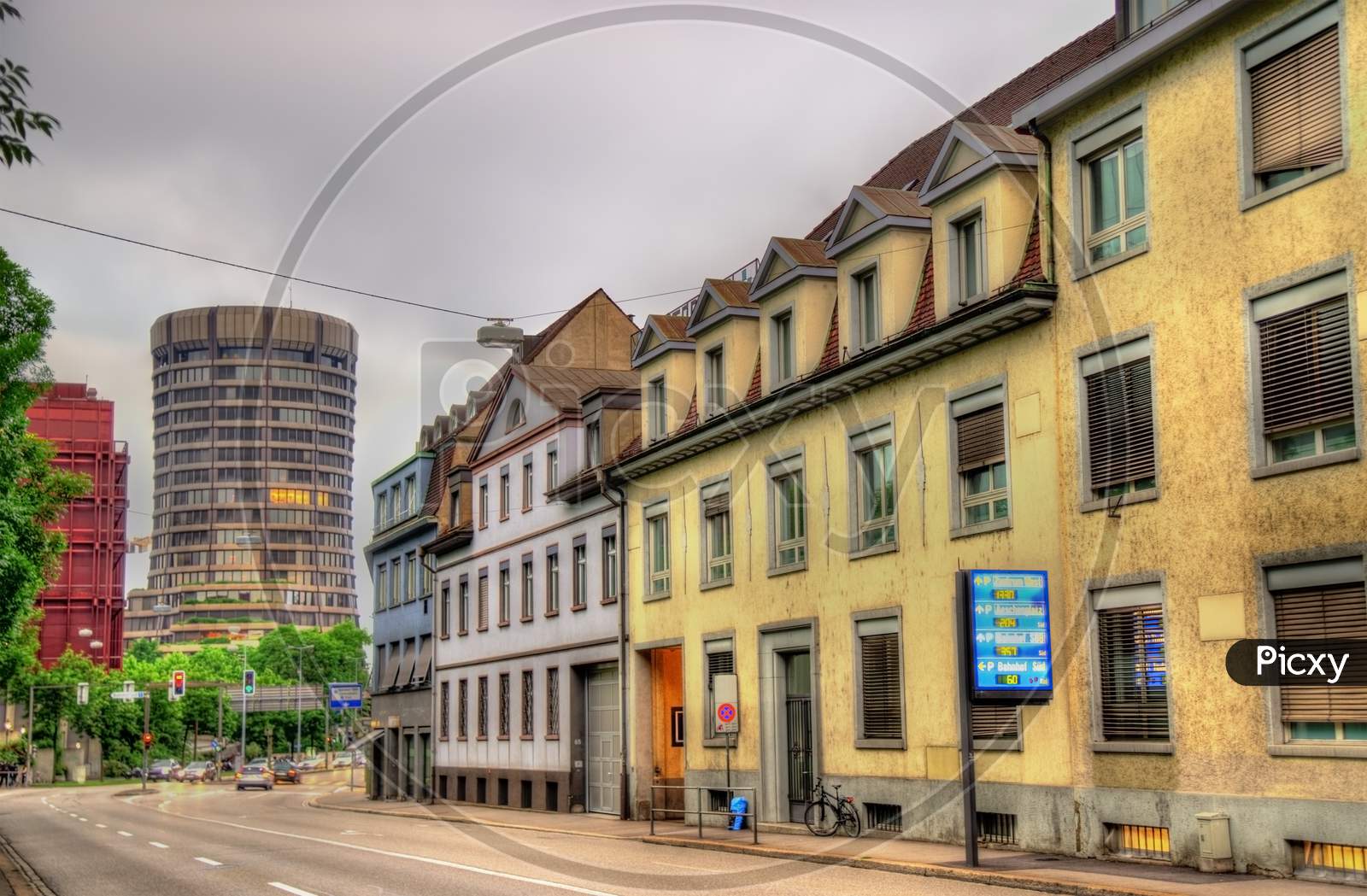 Buildings In The City Centre Of Basel