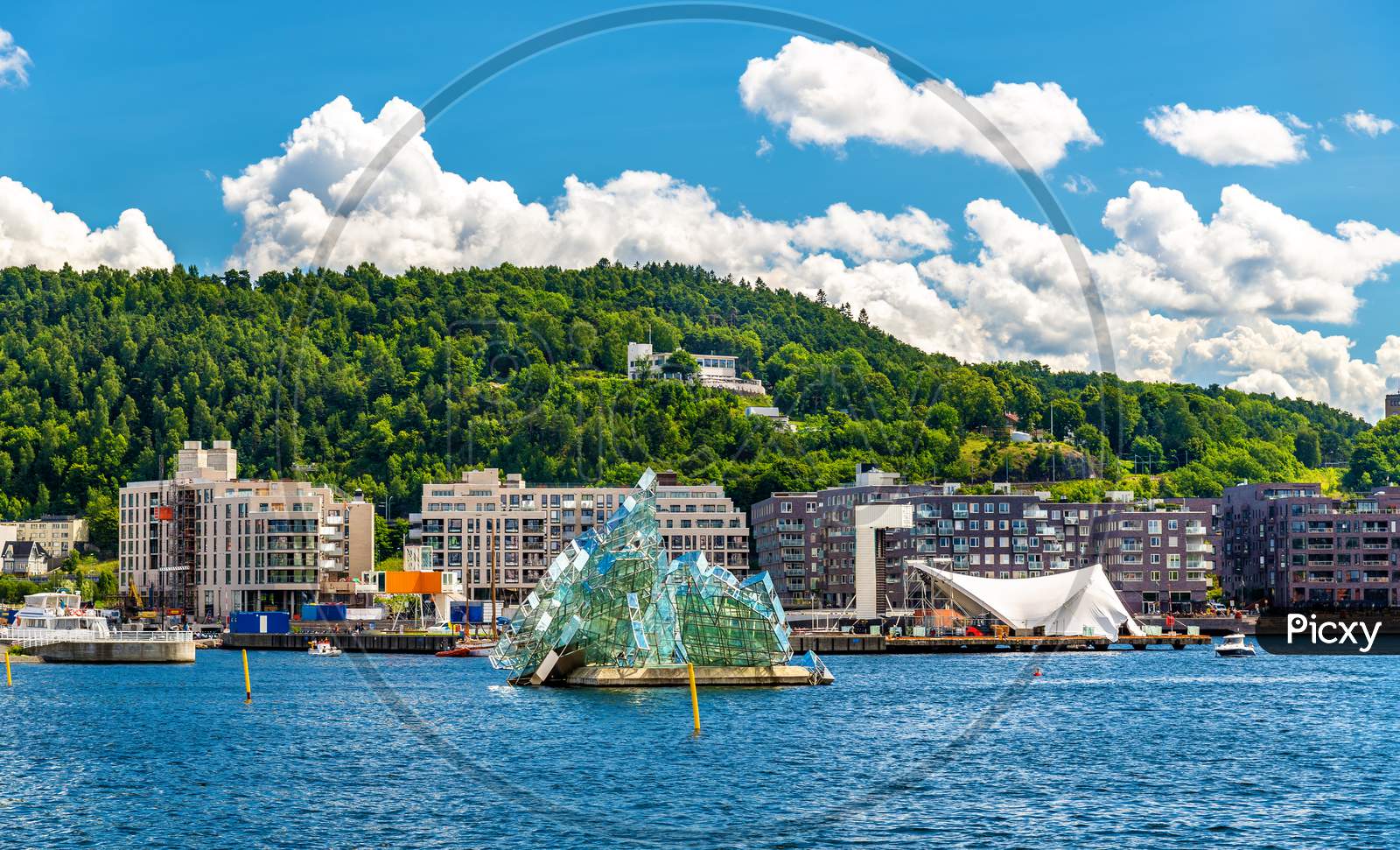 View Of Oslo At The Inner Oslofjord