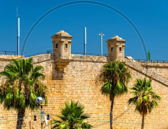 Ancient City Walls Of Acre - Israel