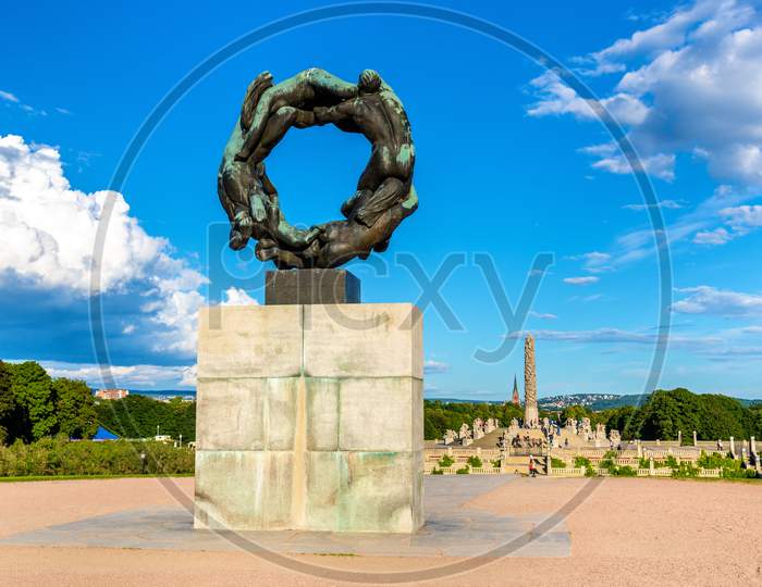 Wheel Of Life Sculpture In Frogner Park - Oslo