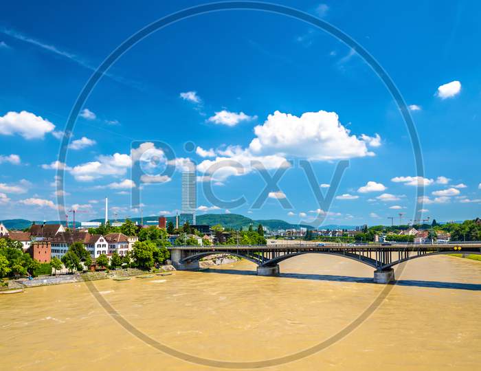 The Rhine River In Basel, Switzerland