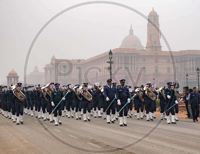 Indian Air Force, air arm of the Indian Armed Forces, Doing parade rehearsal for 71st Republic Day 2020