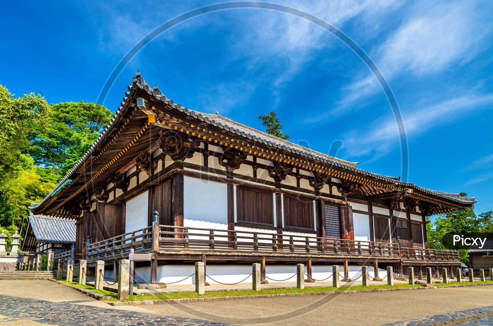 Hokke-Do Hall Of Todai-Ji Temple In Nara