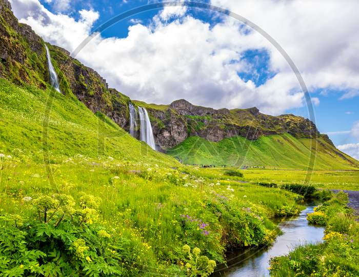 View Of Seljalandsfoss Waterfall - Iceland