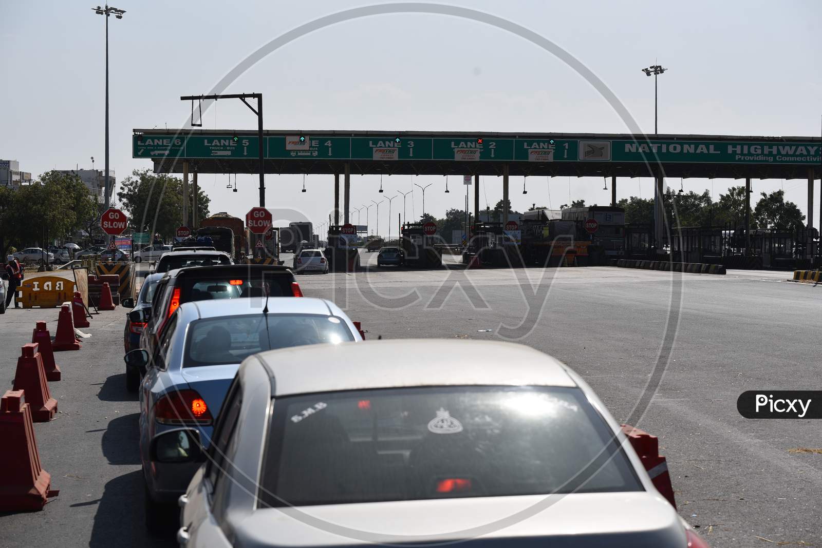 Cash only lanes getting busy and causing Kilometres long traffic jams on Highways as FastTag has been made mandatory and Non FastTag vehicles being not permitted into FastTag lanes