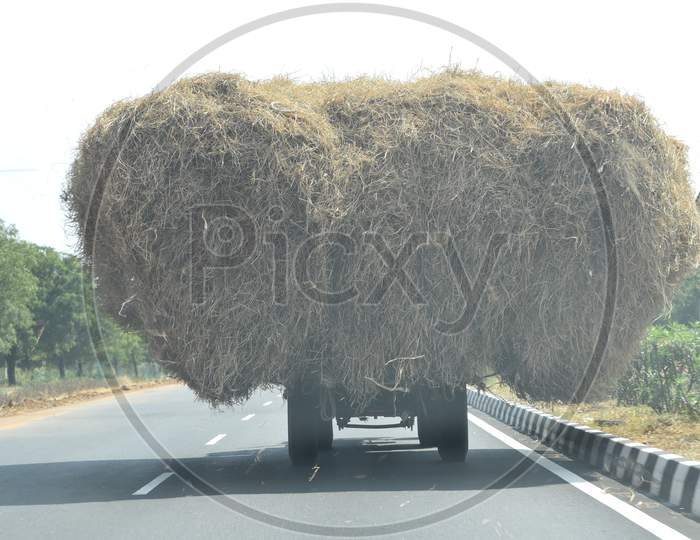 Hay carrying Tractor