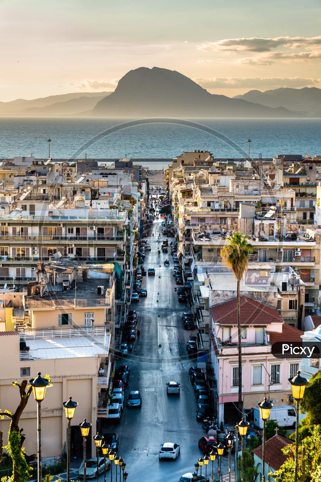 View Of Patras Town In Greece