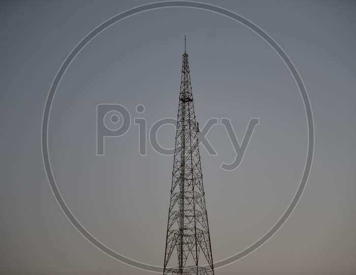 a mobile communications cellular network towers