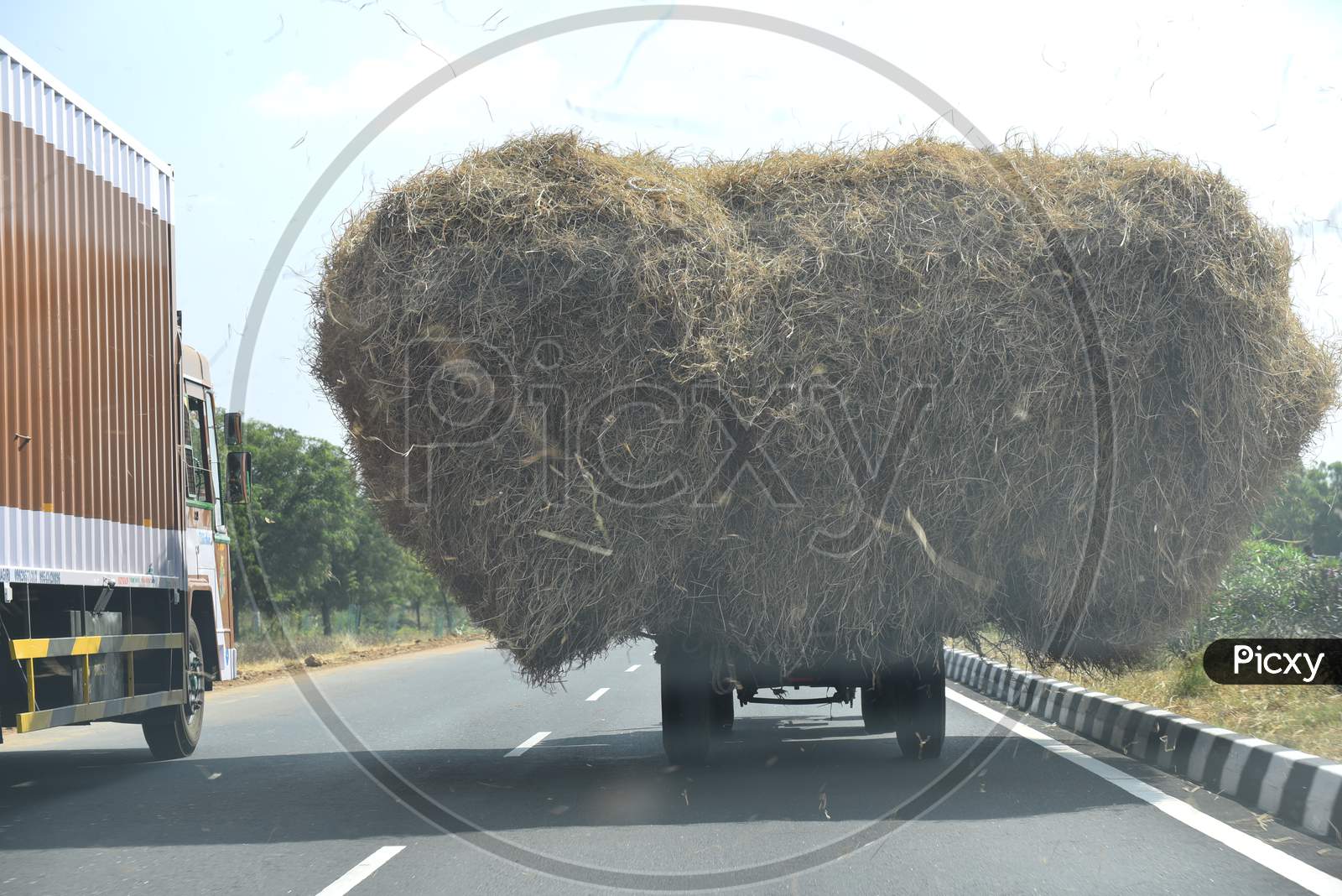 Hay carrying Tractor