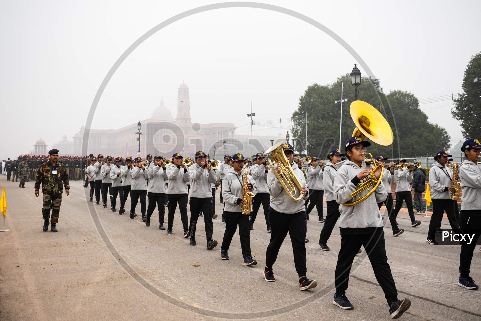 National Cadet Corps NCC Doing Parade Rehearsal For 71st Republic Day 2020