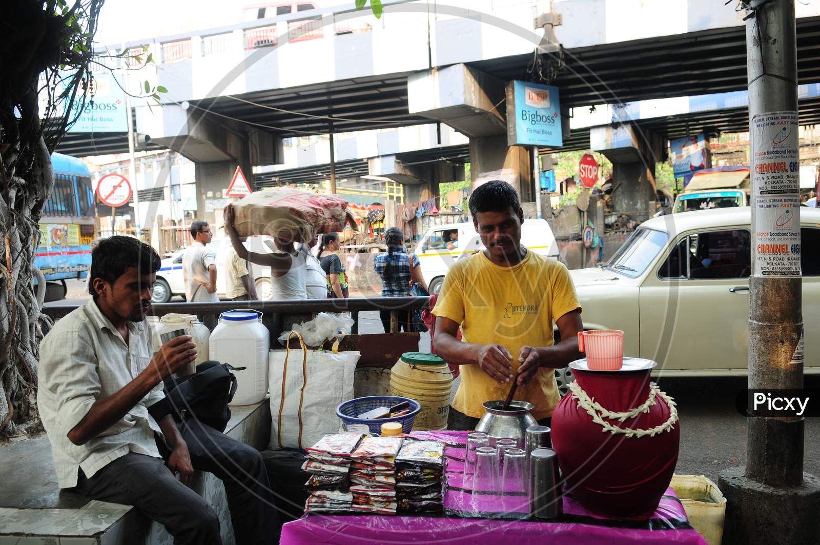 Indian Street Buttermilk Vendor