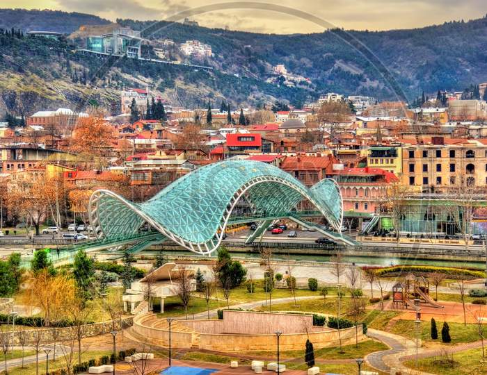 Bridge Of Peace In Tbilisi, Georgia