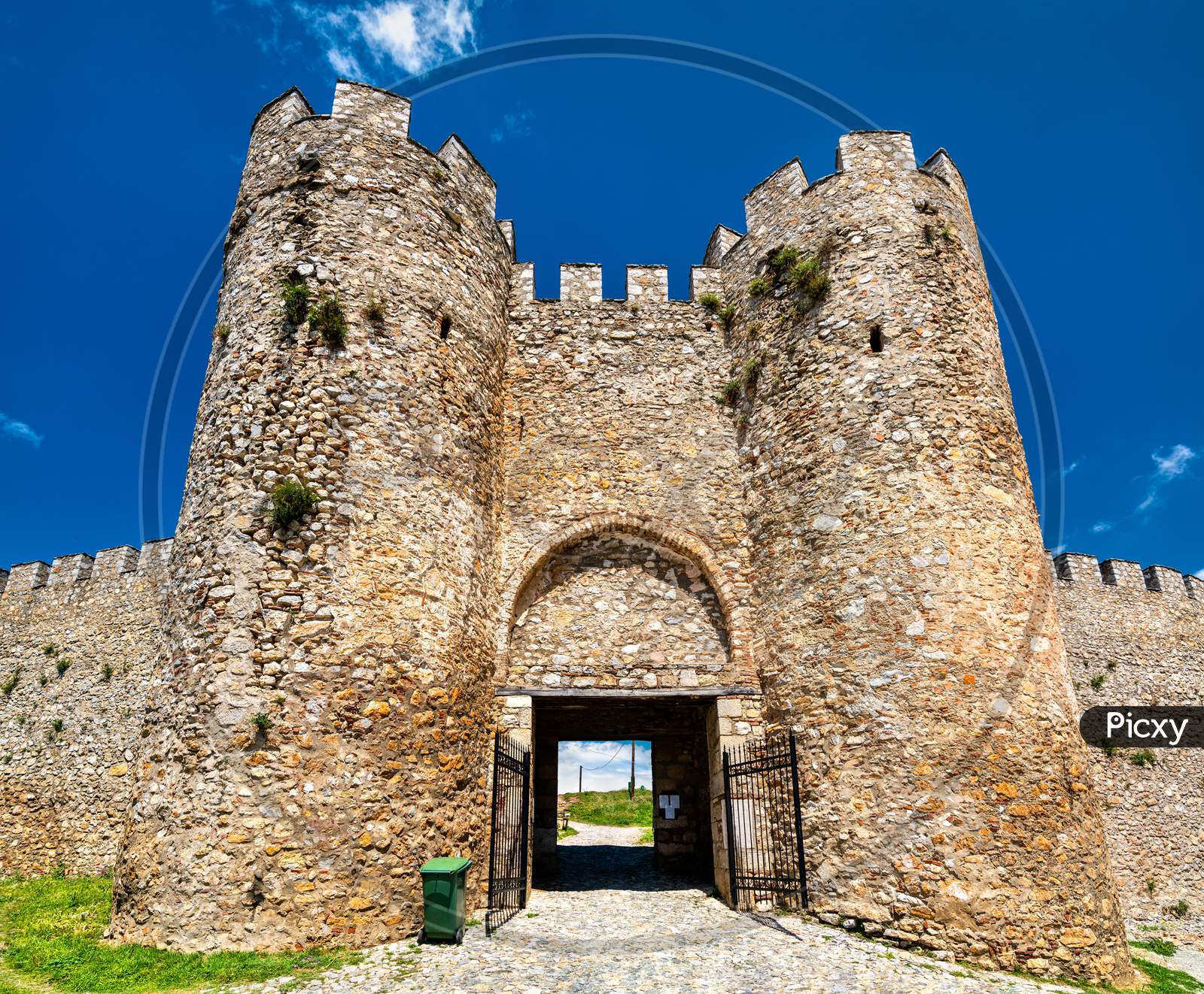 Front Gate Of Samuel'S Fortress In Ohrid, Macedonia