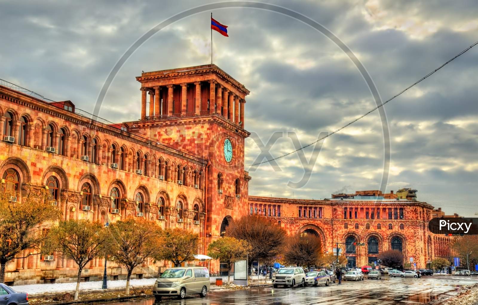 Government Building On Republic Square Of Yerevan