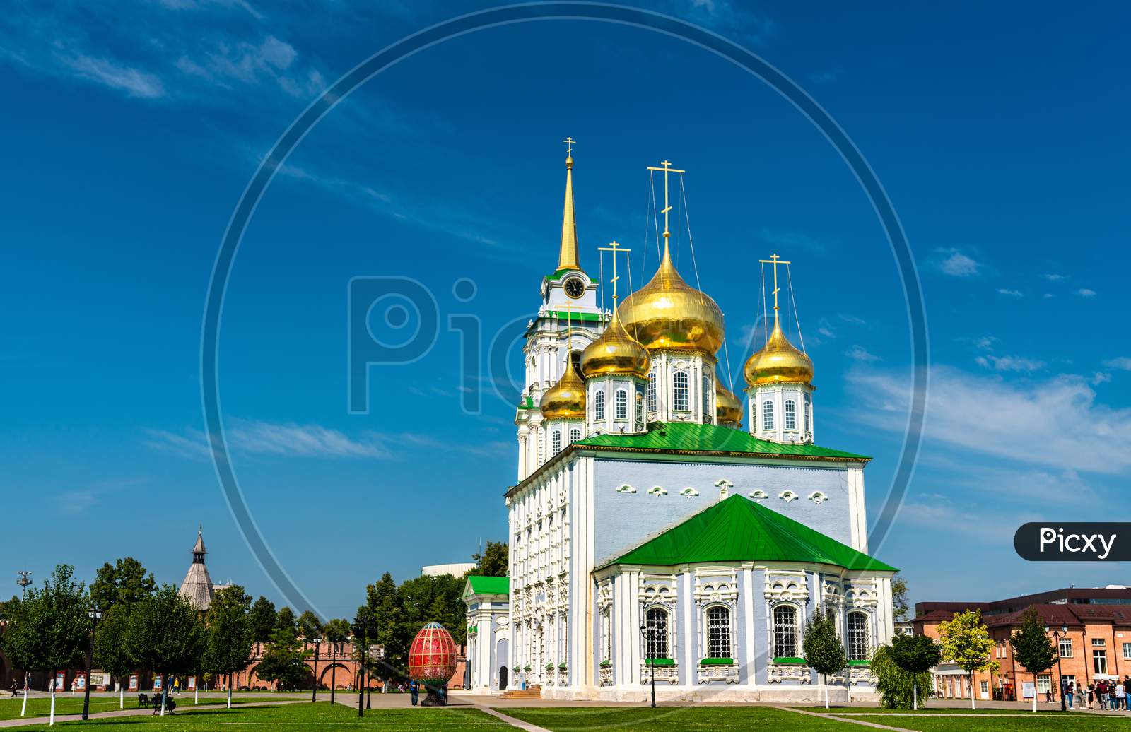 Holy Assumption Cathedral At Tula Kremlin, Russia