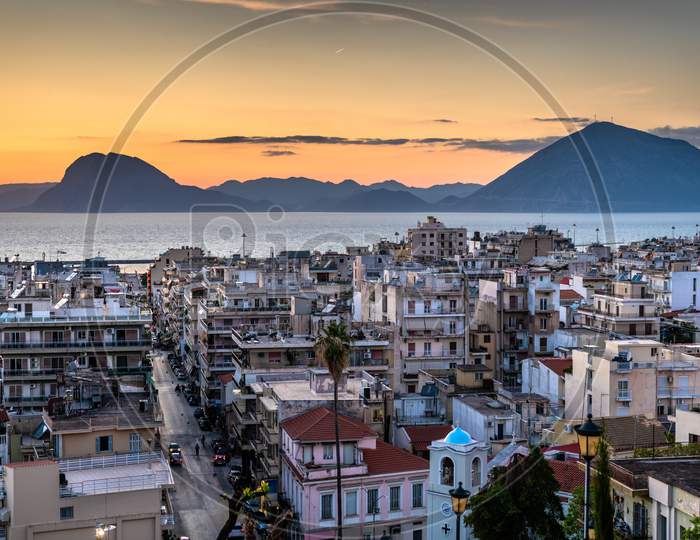 View Of Patras Town In Greece