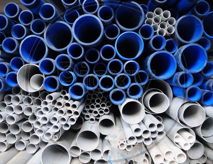 Patterns of different sizes of PVC Pipes