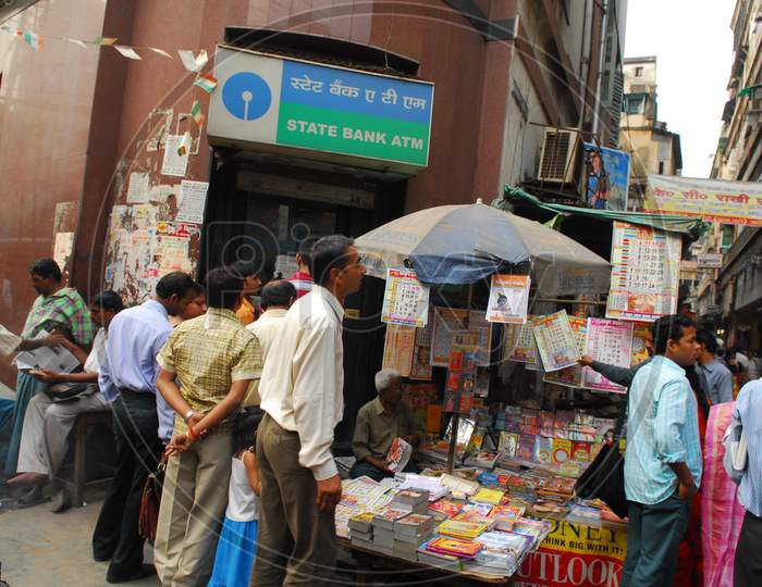 A Book Stall in the market