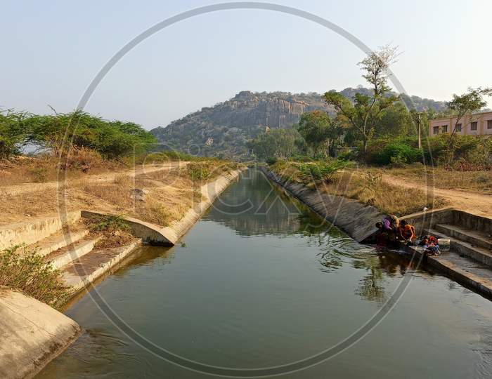 Koilsagar Project Left Canel Mahabubnagar Telangana India