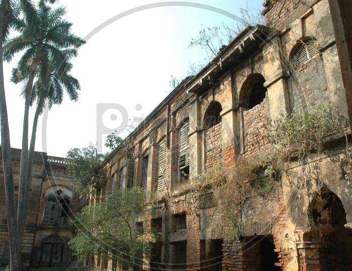 Ancient brick walls of Murshidabad