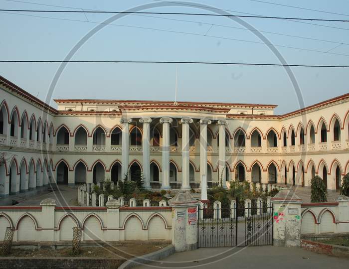 Landscape of Krishnath College in Murshidabad