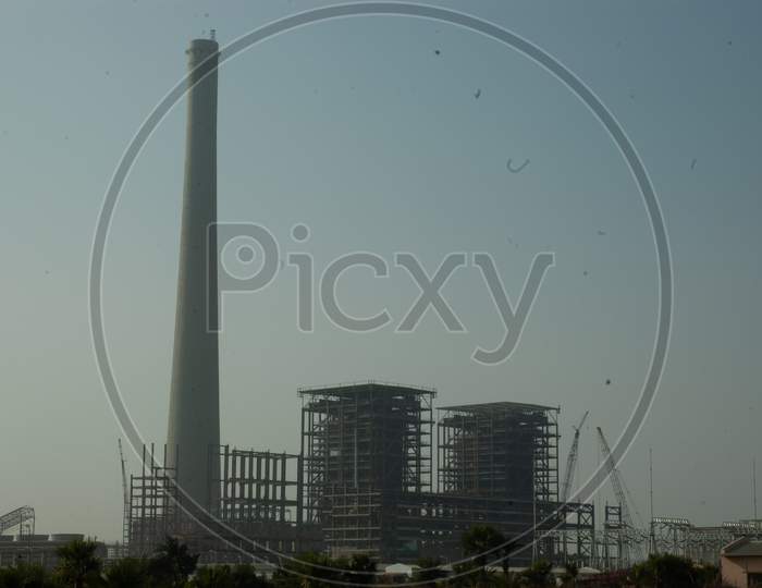 Construction Of an Industrial Plant With Hover Tower