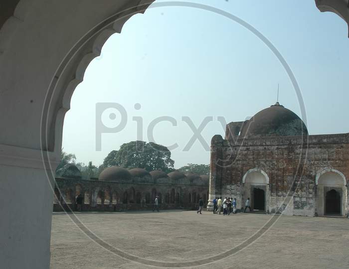 View of Tomb of Nawab Murshid Quli Khan in Katra Mosque